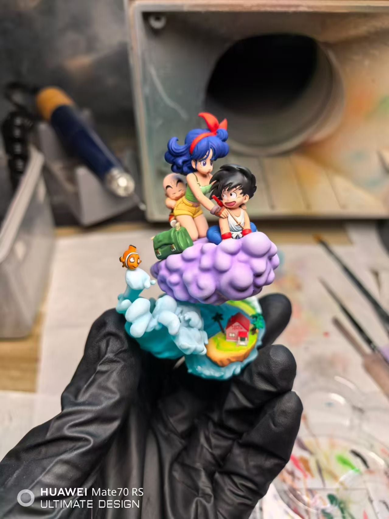 Laofu - Kid Goku, Launch and Kid Krillin