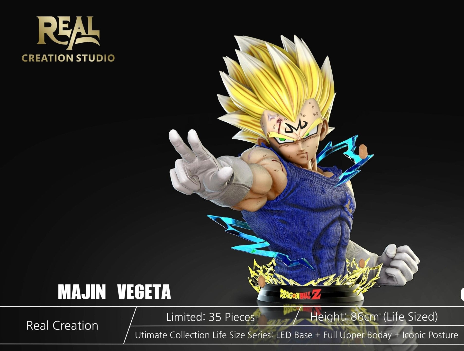 DIM MODEL STUDIO – DRAGON BALL Z: MAJIN VEGETA BUST 1/1 [PRE-ORDER