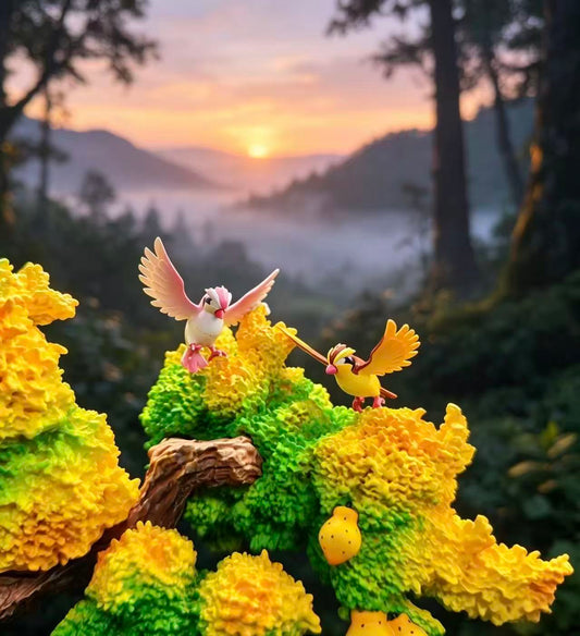 Bu Chong Guan - Pidgey and Caterpie
