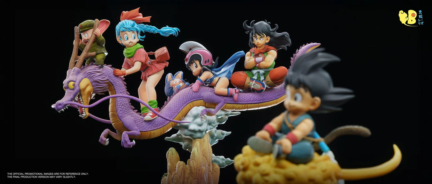 DB - Kid Goku, Bulma and Friends