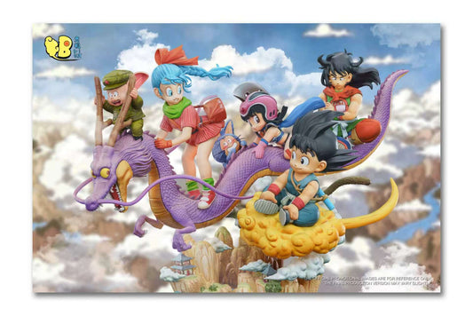 DB - Kid Goku, Bulma and Friends