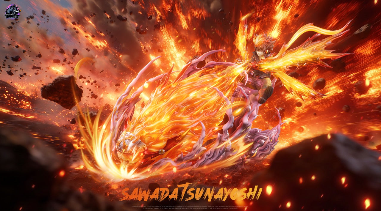 Rhinoceros - Tsunayoshi Sawada X-Burner - Katekyo Hitman Reborn
