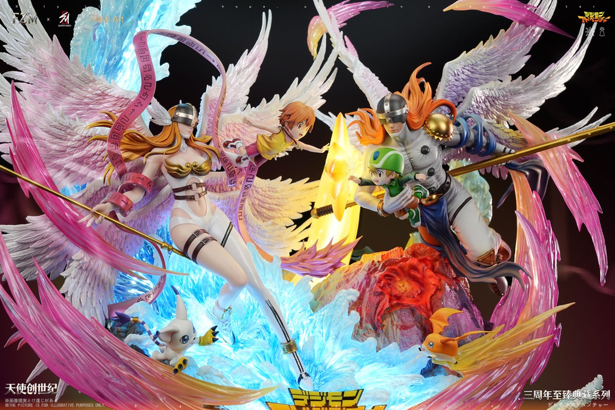 Super Hero x Flash Art x FZM - Angewomon