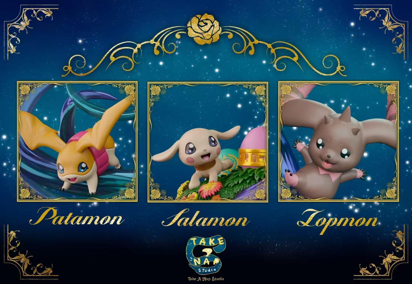 Take A Nap - Patamon, Salamon and Lopmon