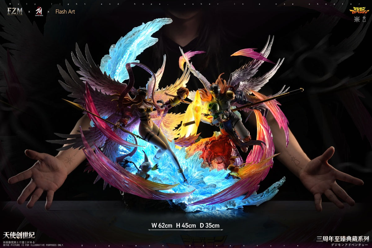 Super Hero x Flash Art x FZM - Angewomon