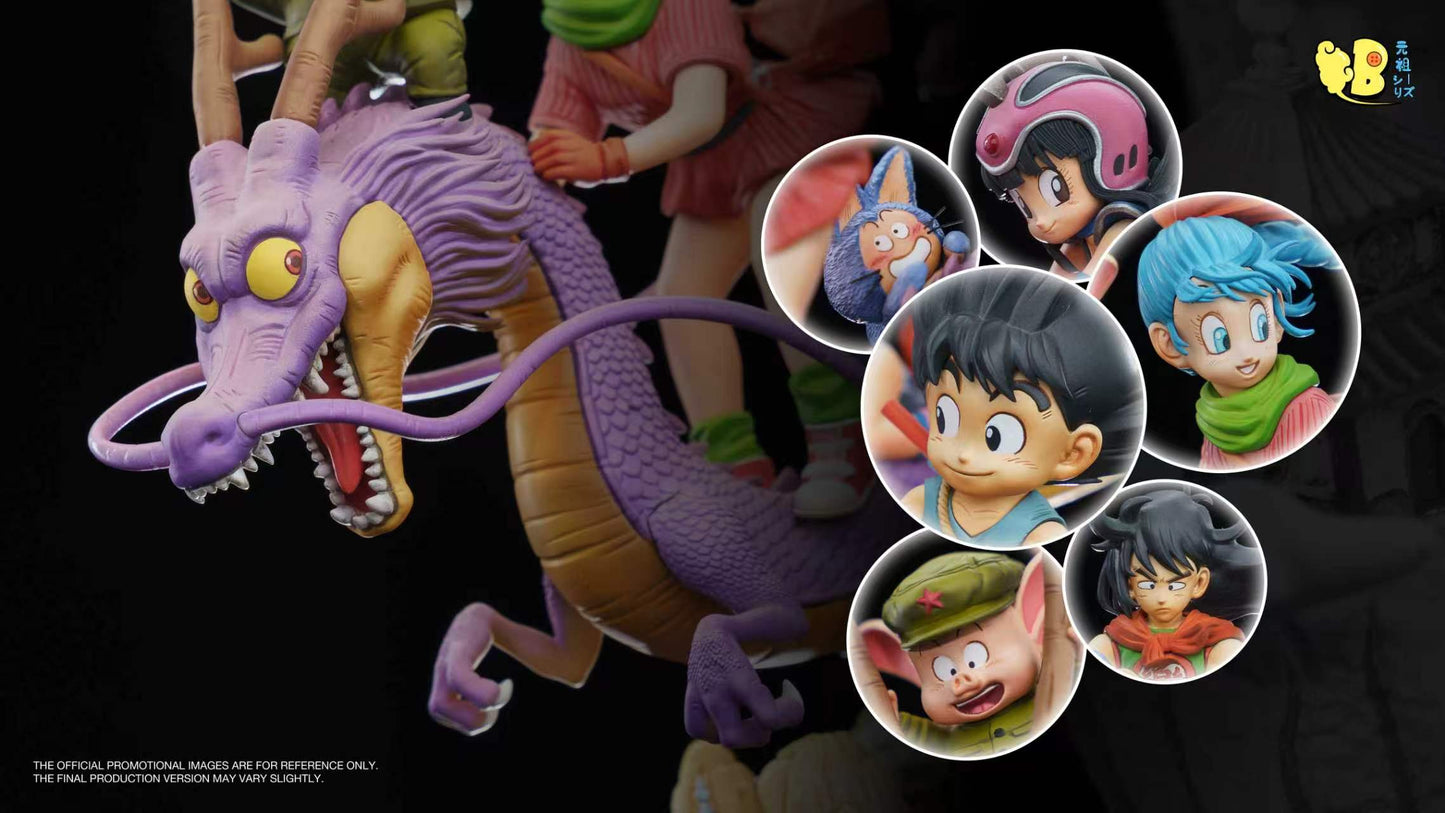 DB - Kid Goku, Bulma and Friends