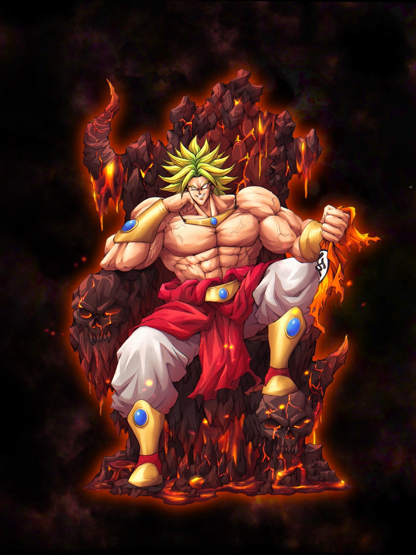 Billion Beast - Broly, Goku and Vegeta
