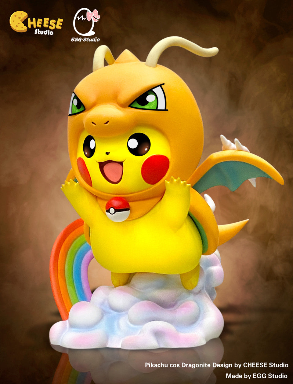 EGG Pikachu Dragonite StatueCorp egg-pikachu-dragonite-statuecorp