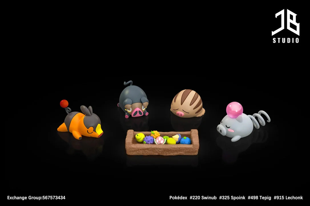 JB - Lechonk, Spoink, Swinub and Tepig