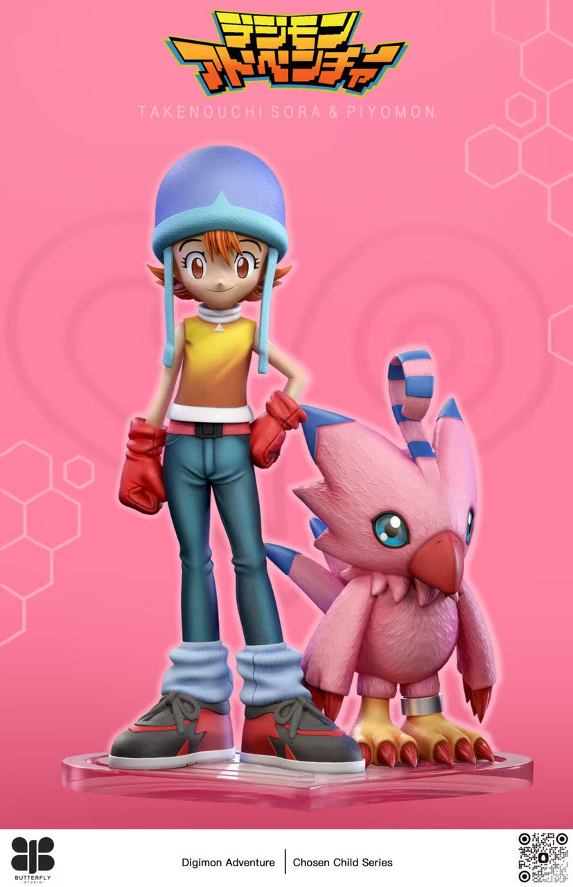 Butterfly - Sora Takenouchi and Biyomon