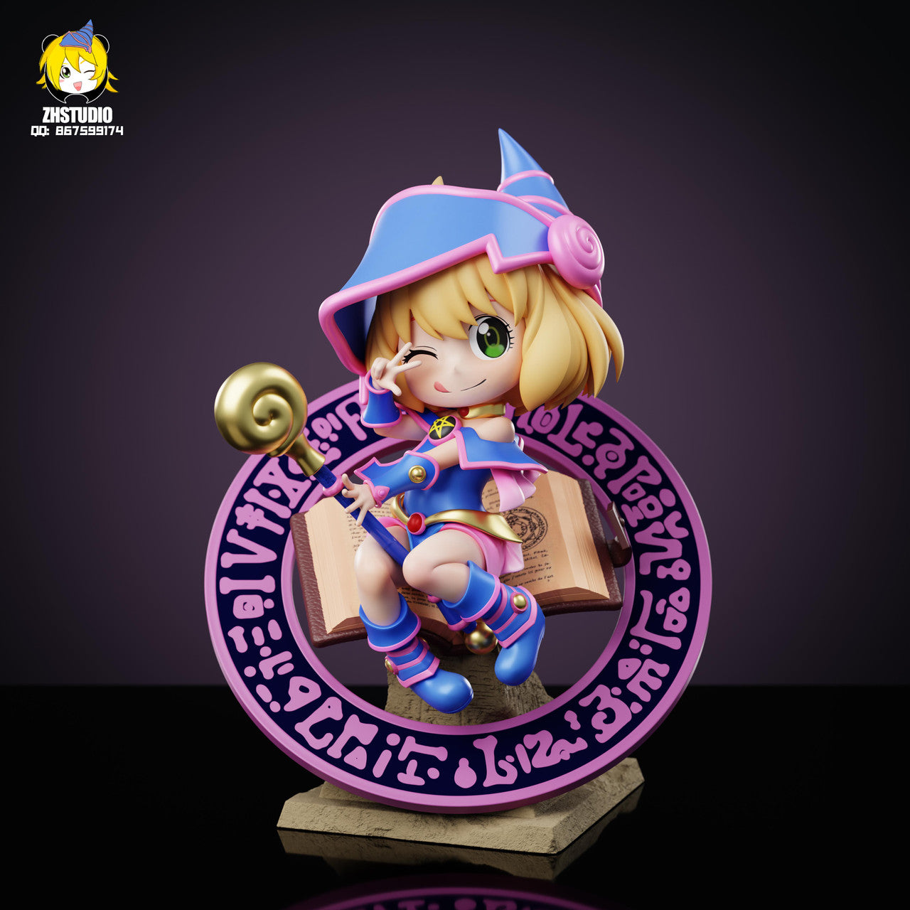 ZH - Anya cos Dark Magician Girl