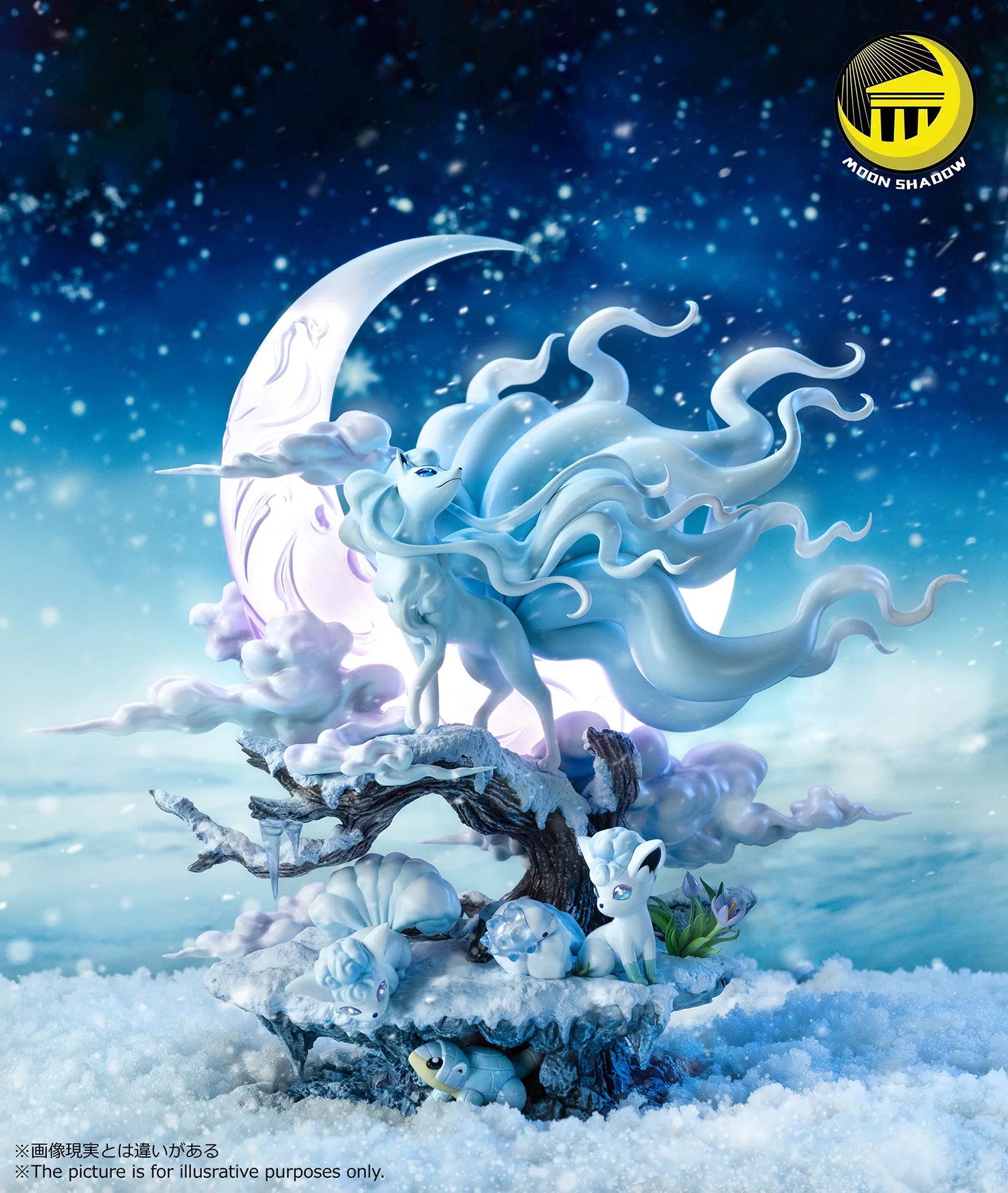 Moon Shadow - Ice Ninetails and Vulpix – StatueCorp