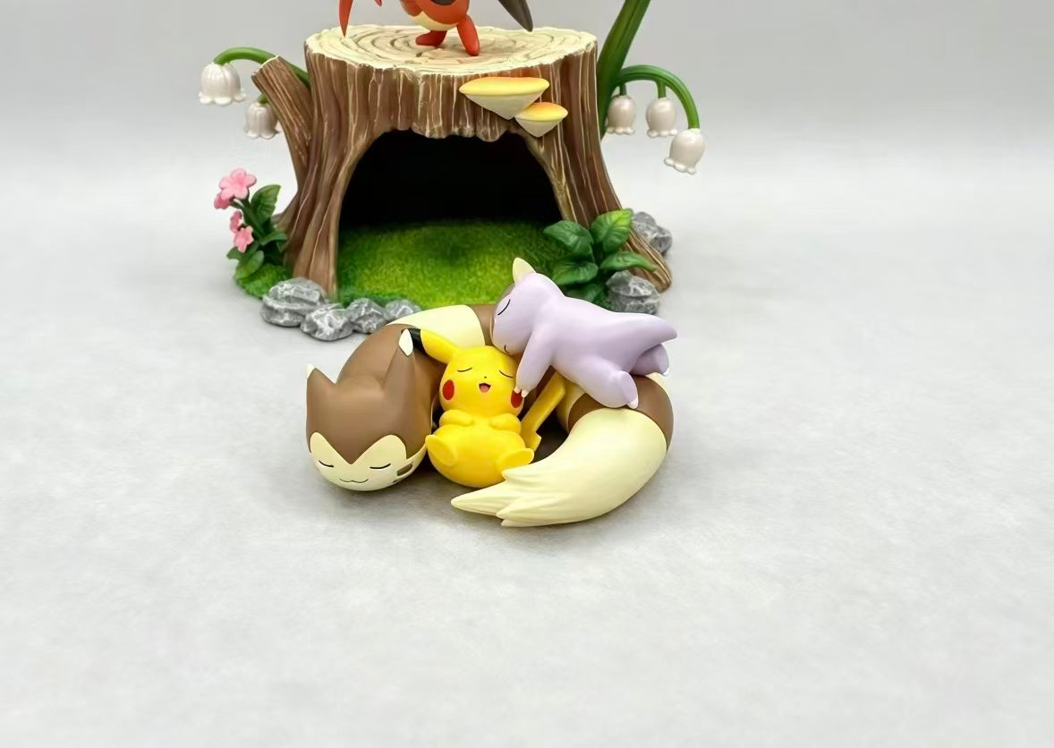 Fjrod - Kricketot, Furret, Pikachu and Kangaskhan