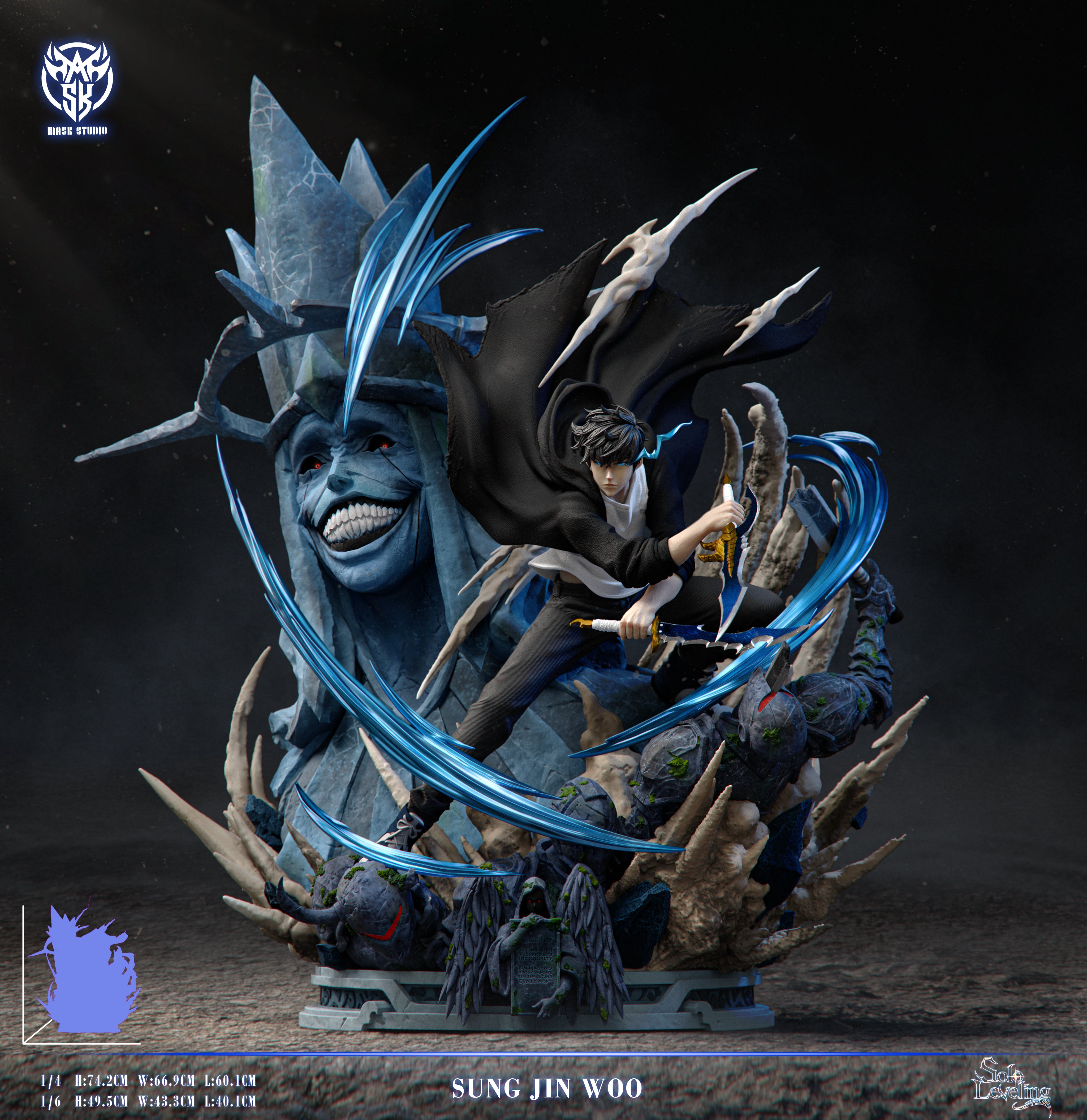 Mask - Sung Jinwoo and Kandiaru - Solo Leveling