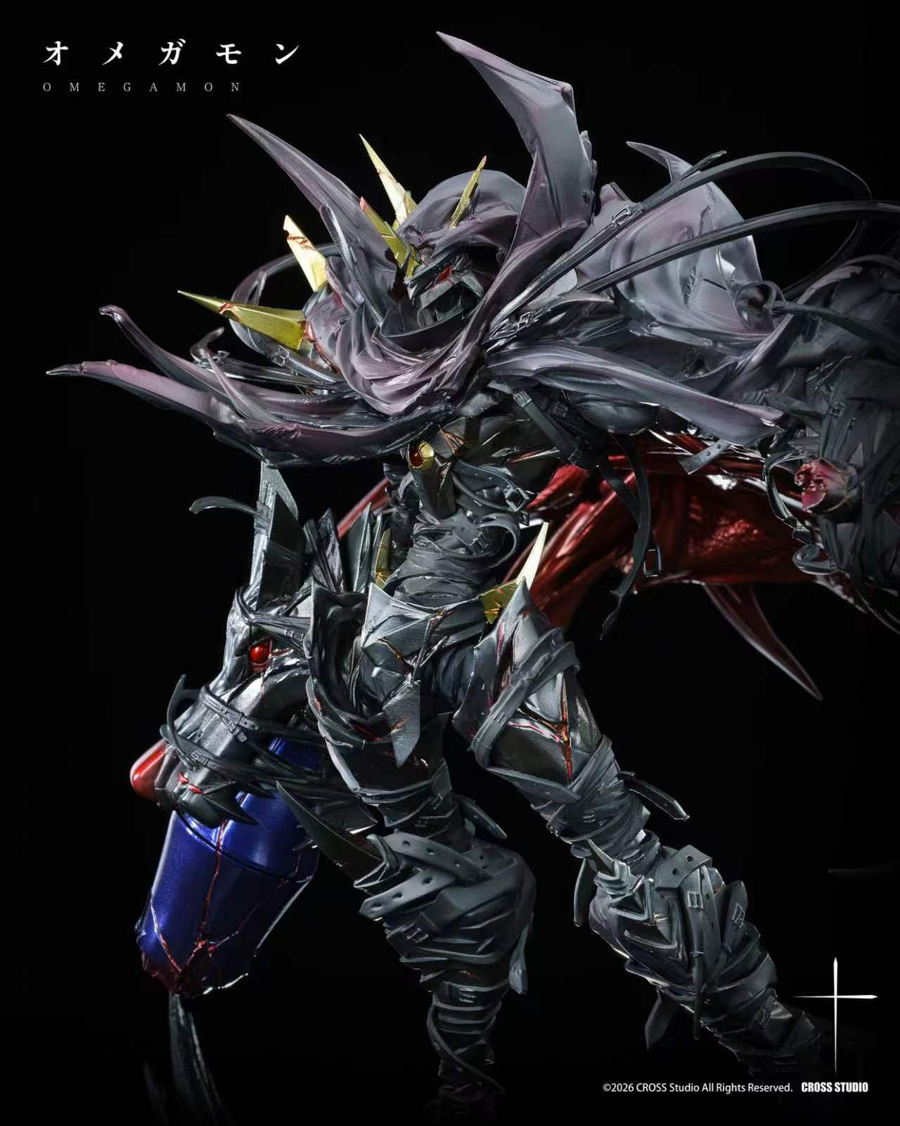 Cross - Omegamon Zwart Defeat