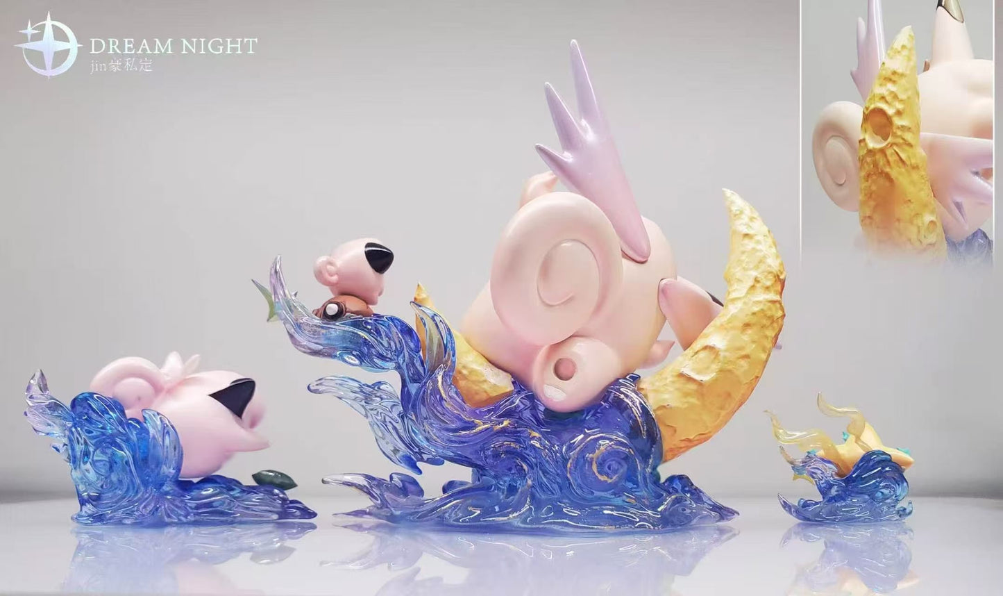 Dream Night - Jirachi, Cleffa, Clefairy and Clefable