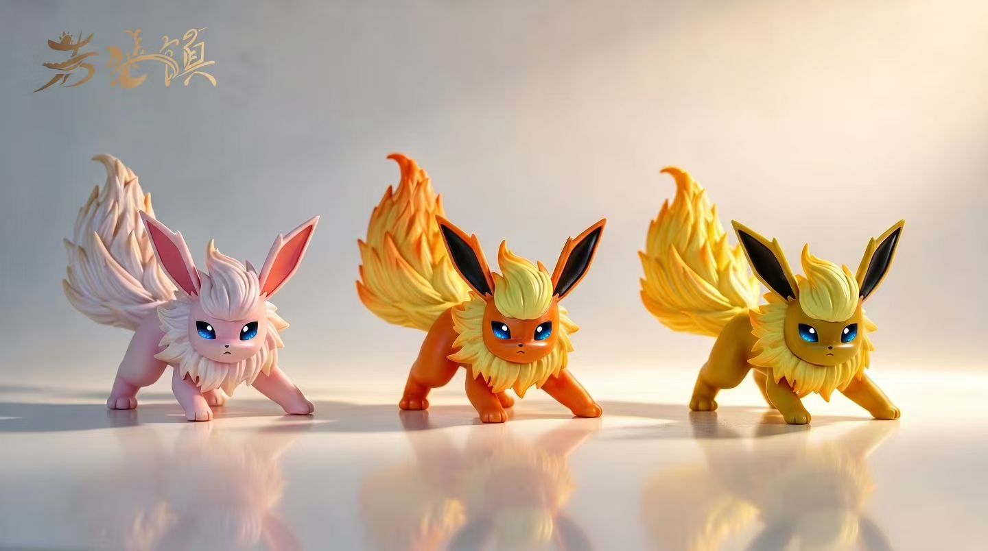 Ruo Ye Zhen - Flareon and Vaporeon