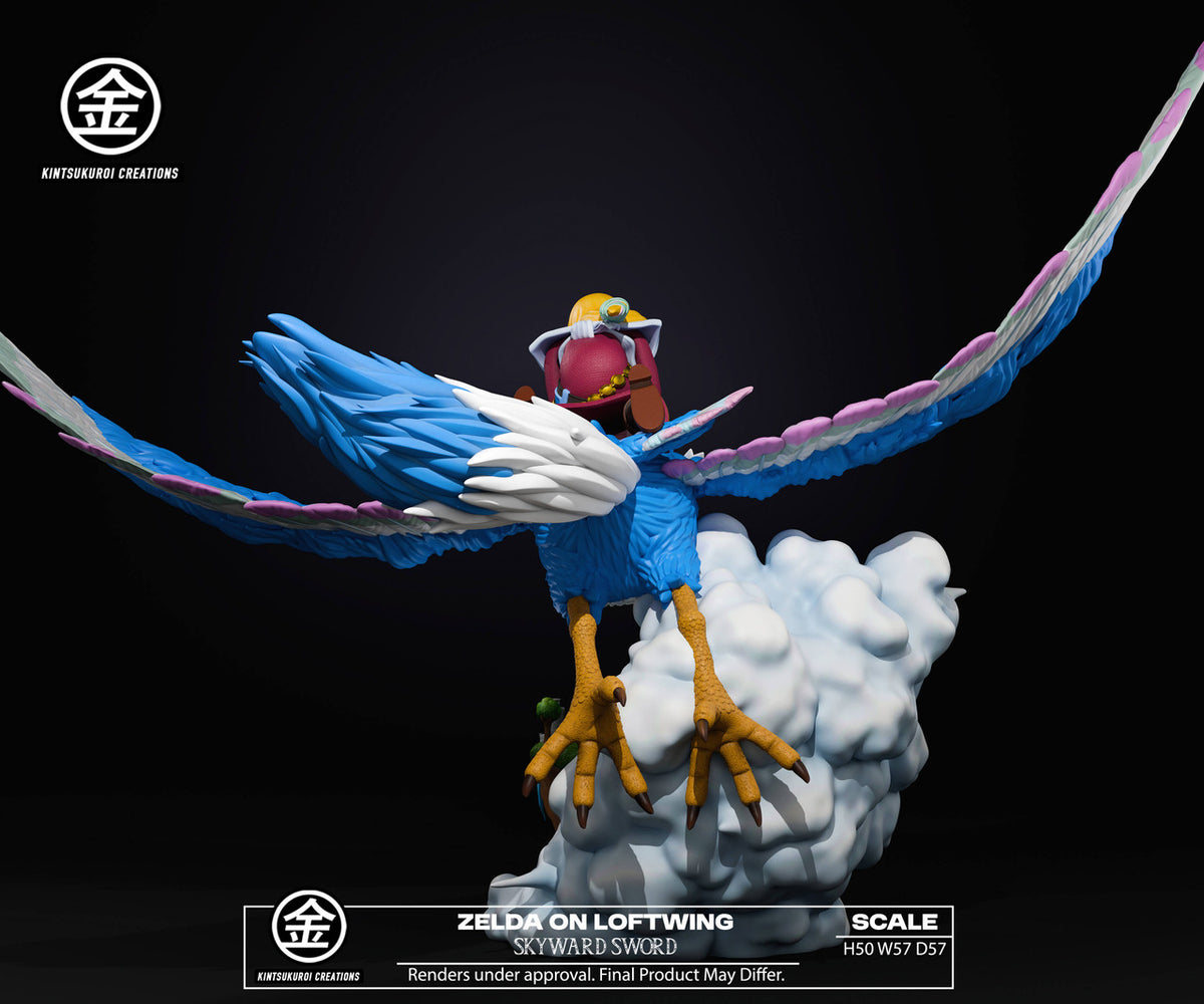 Loftwing Kintsukuroi - Princess Zelda On Loftwing Skyward Sword – StatueCorp