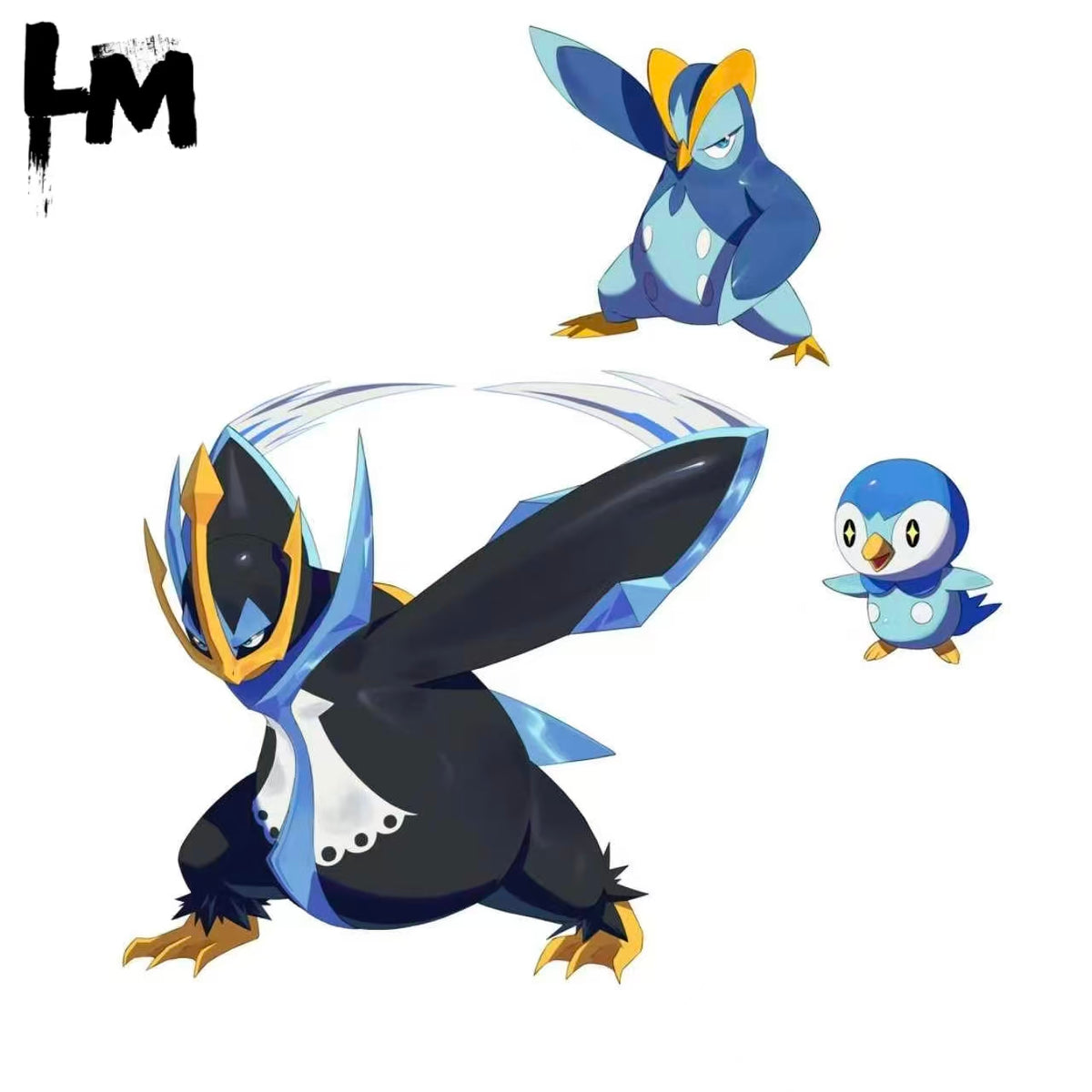 LM - Empoleon, Prinlup and Piplup