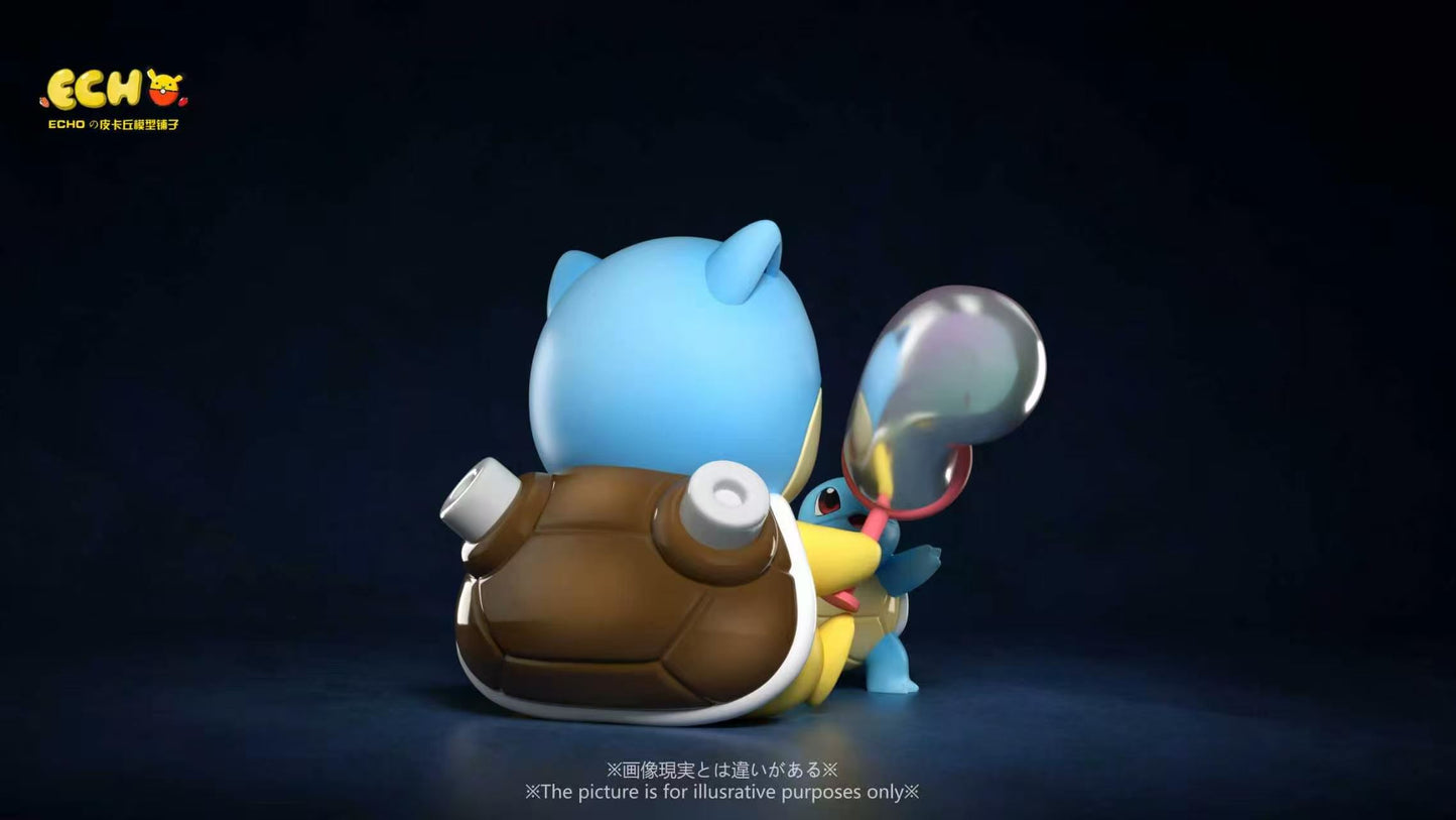 Echo - Pikachu cos Blastoise, Charizard and Bulbasaur