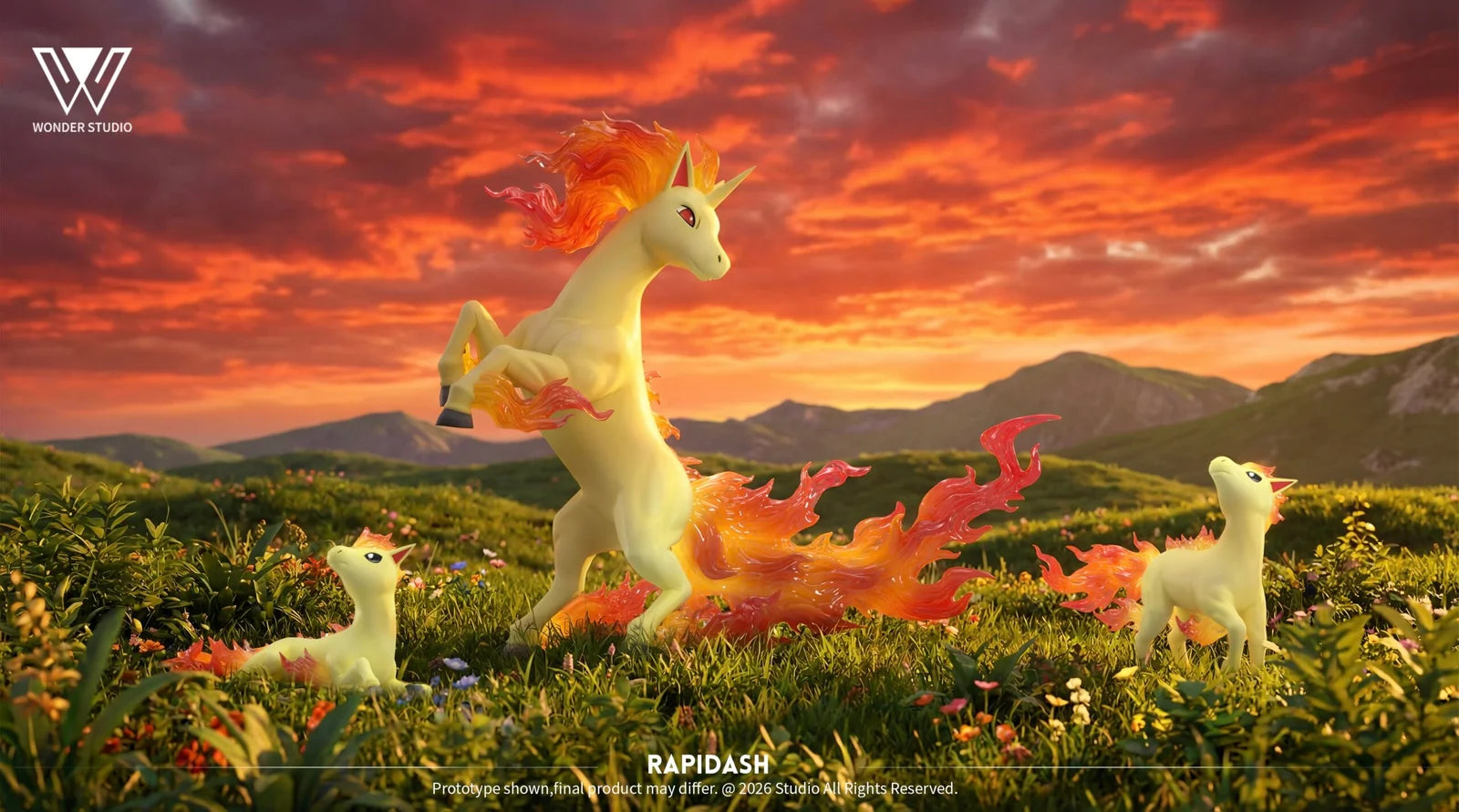 Wonder - Rapidash and Ponyta - Pokémon