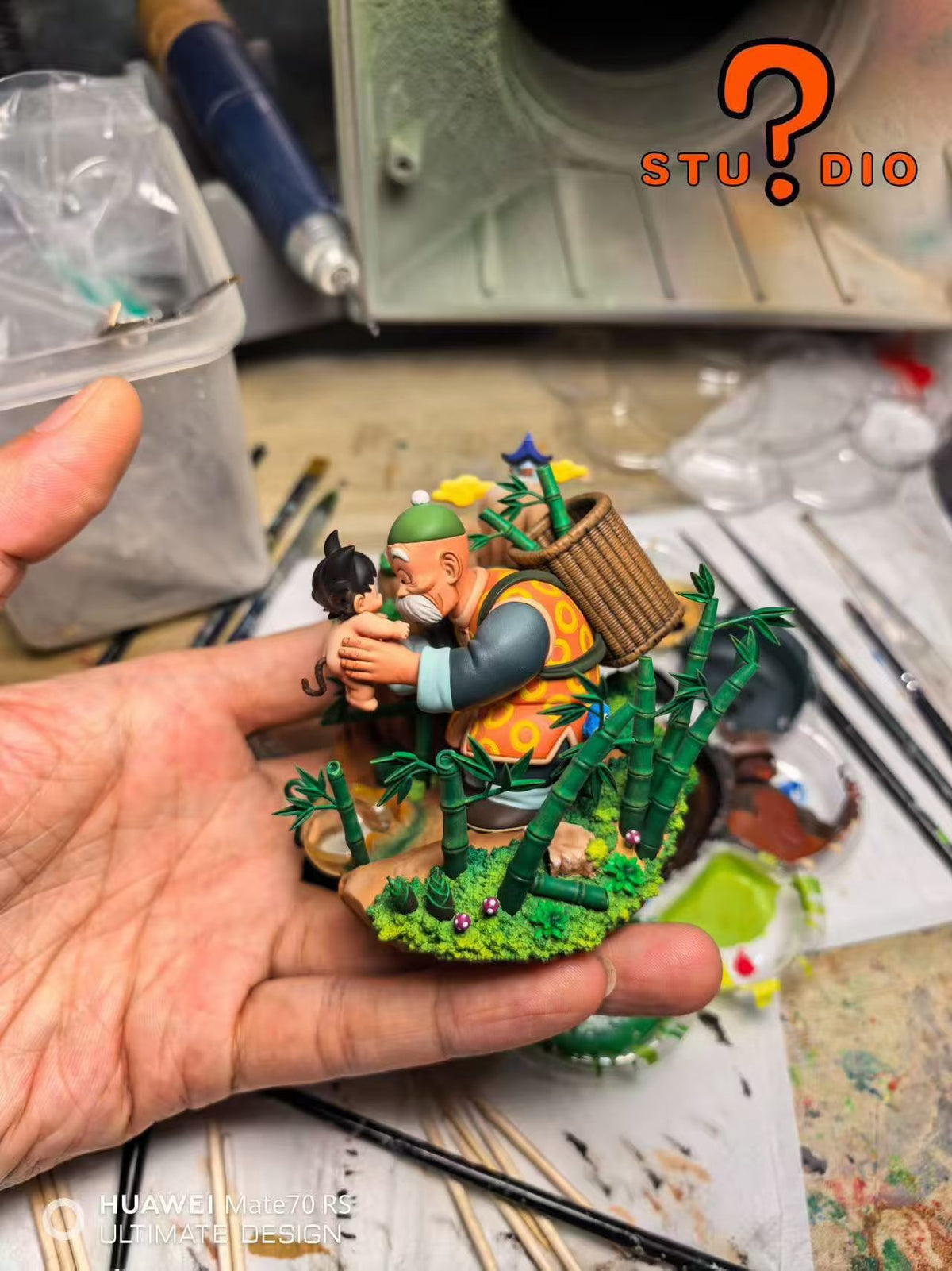San Wen - Grandpa Gohan and Baby Goku