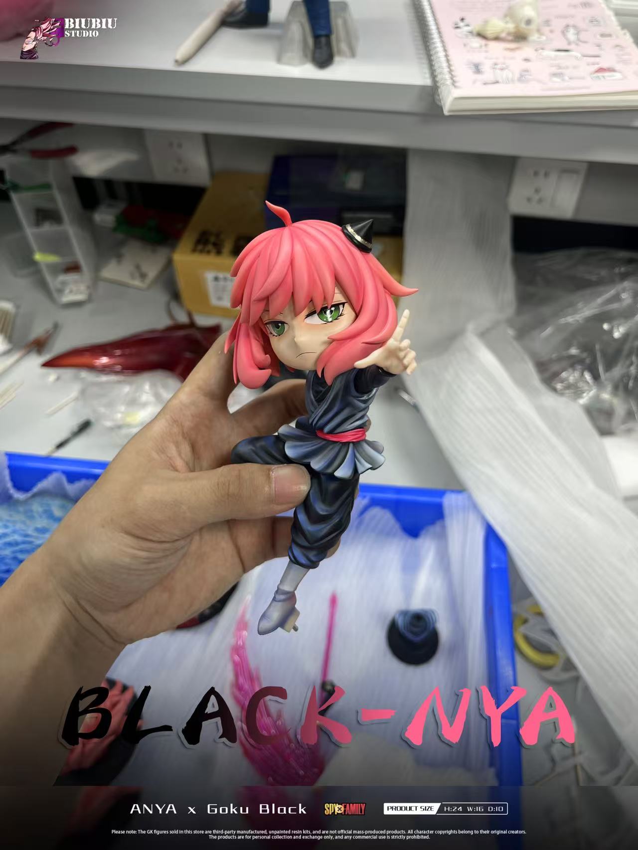 Biubiu - Anya cos Rose Goku Black