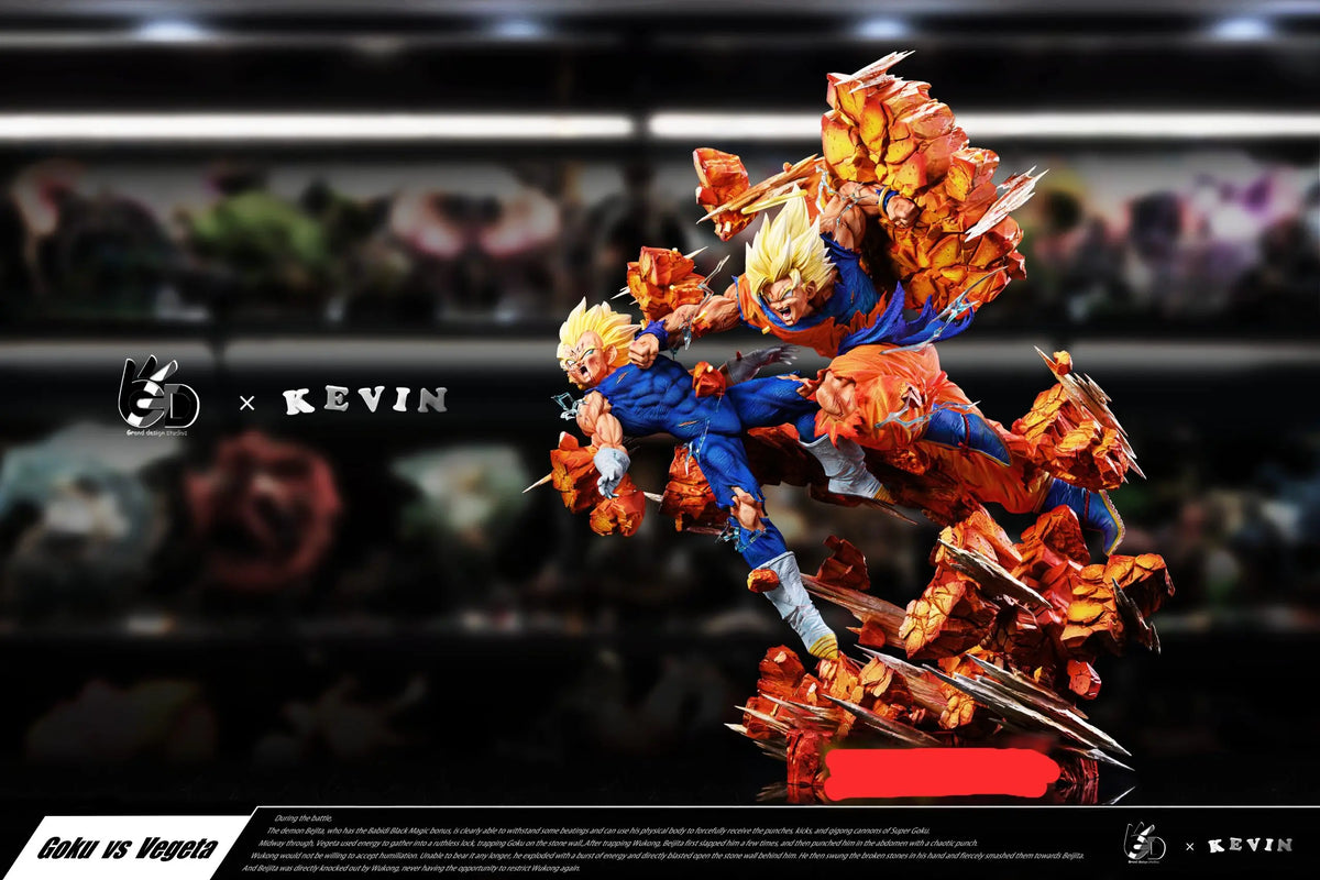 Grand Design - SSJ Goku vs Majin Vegeta – StatueCorp Grand Design - SSJ Goku vs Majin Vegeta – StatueCorp
