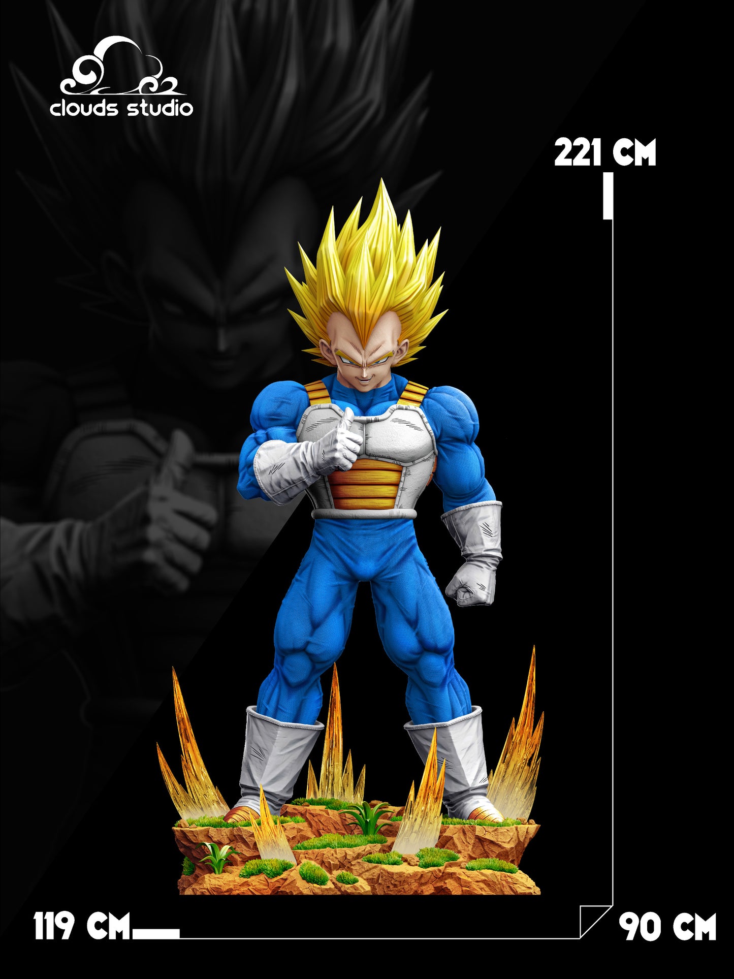 Clouds - SSJ Vegeta