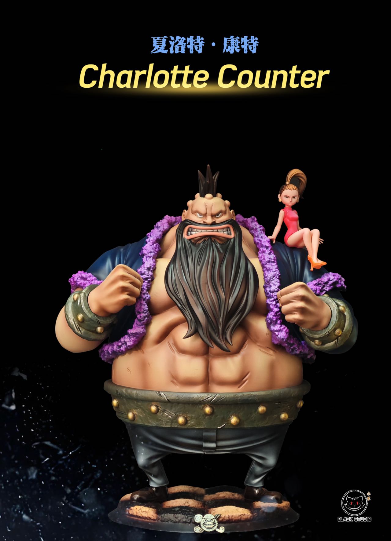 Black - Charlotte Counter and Charlotte Mondée