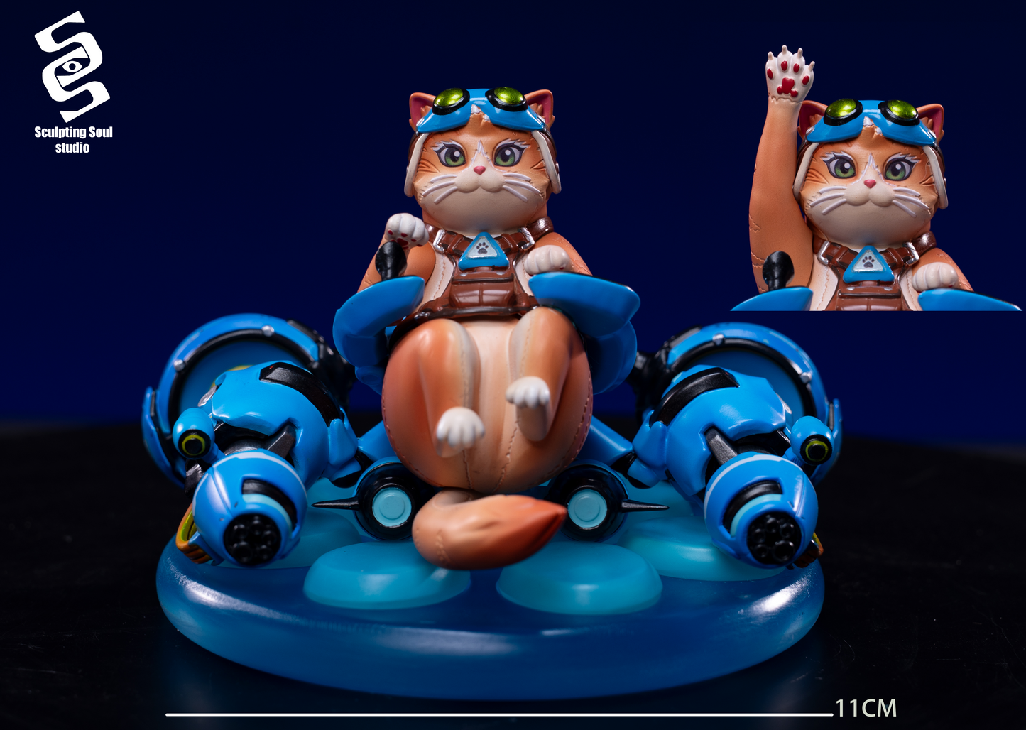 Sculpting Soul - Jetpack Cat