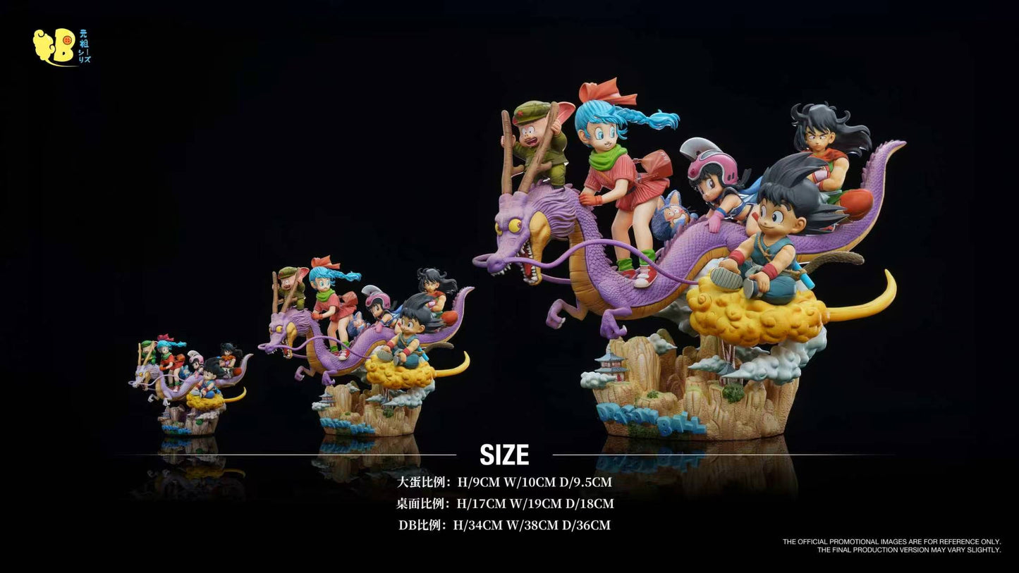 DB - Kid Goku, Bulma and Friends