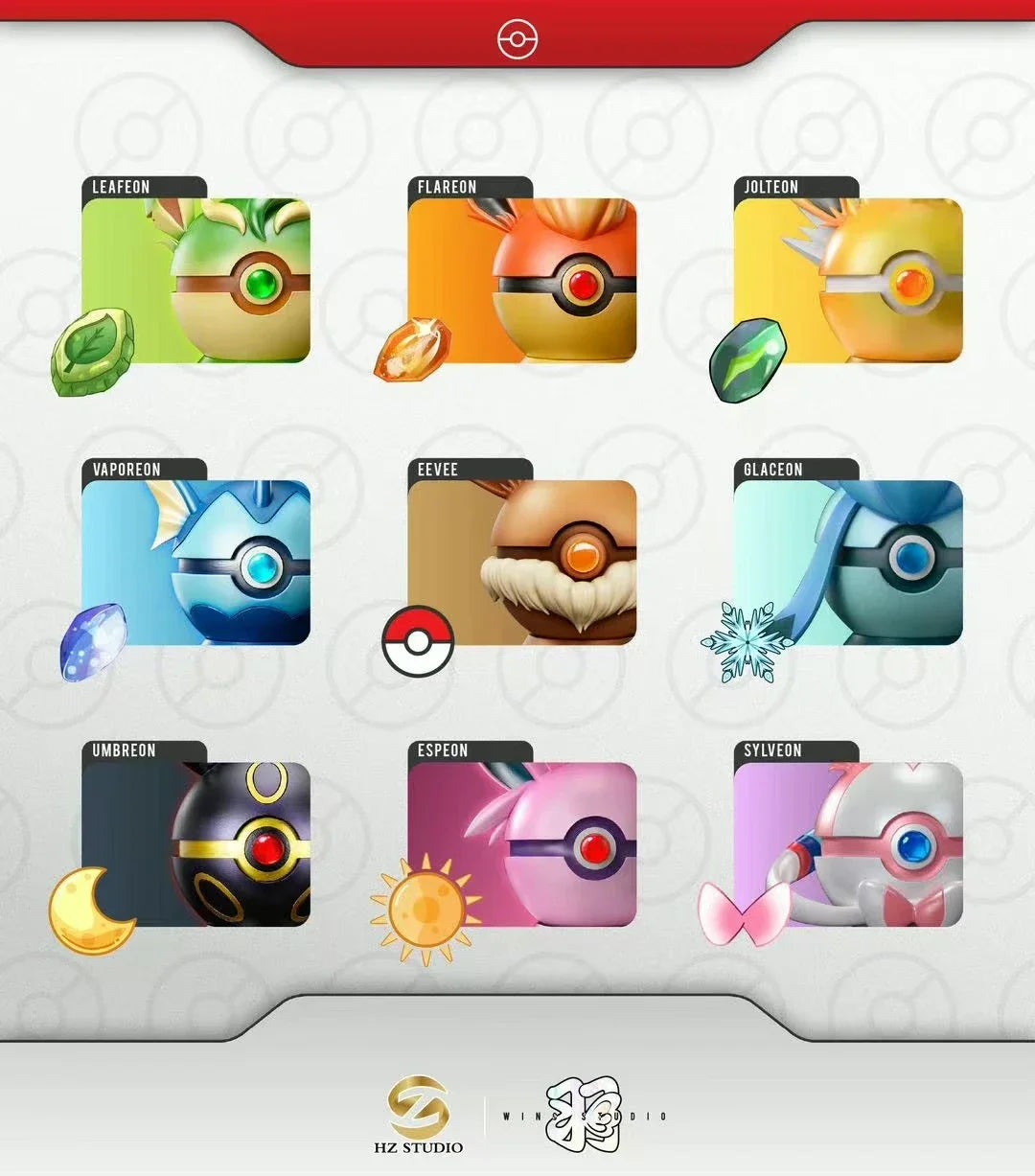 Wing - Eevee Pokeball