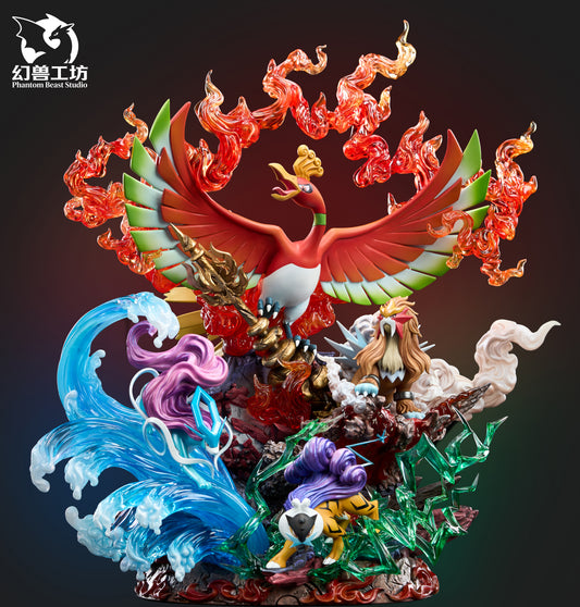 Phantom Beast - Ho-Oh and Legendary Beasts Entei, Suicune and Raikou