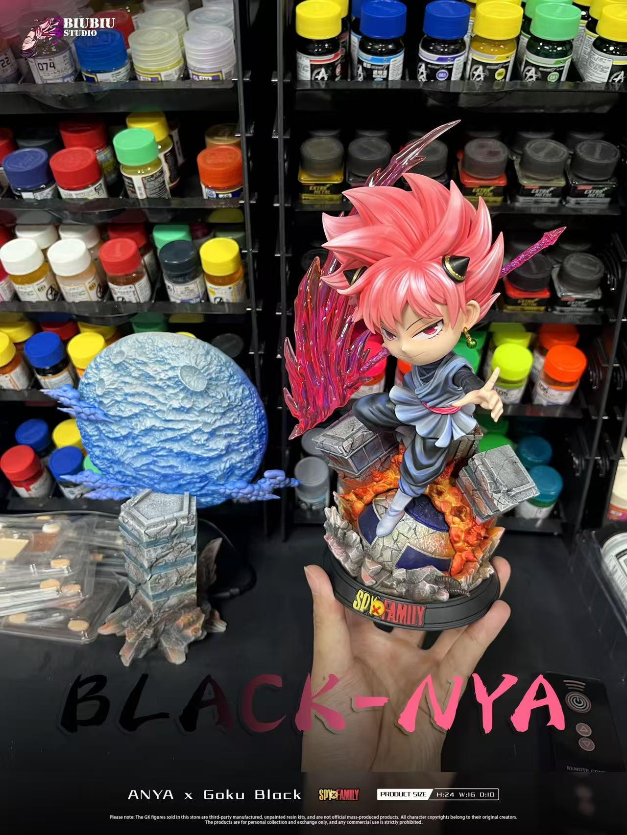 Biubiu - Anya cos Rose Goku Black