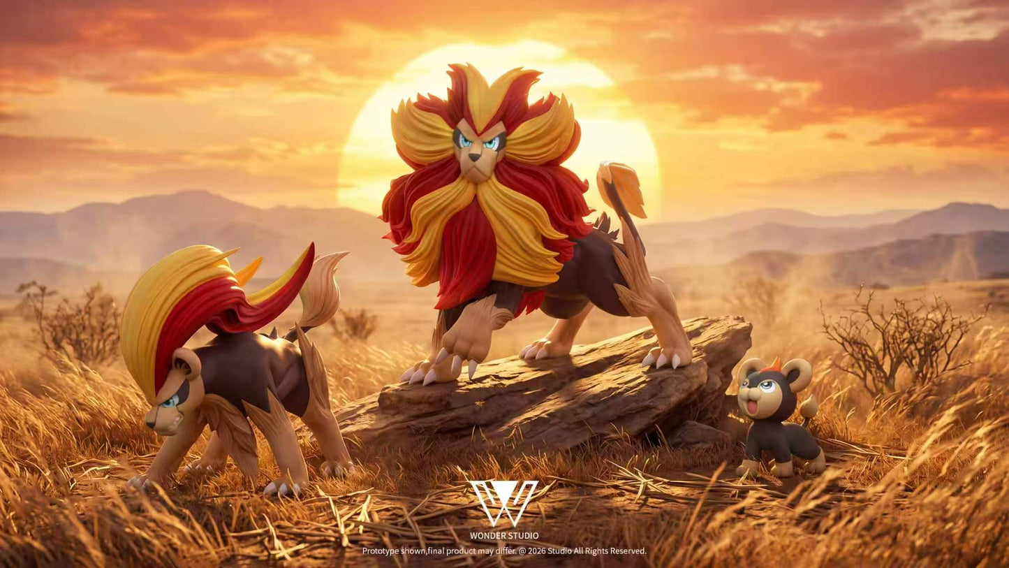 Wonder - Pyroar and Litleo