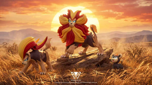 Wonder - Pyroar and Litleo