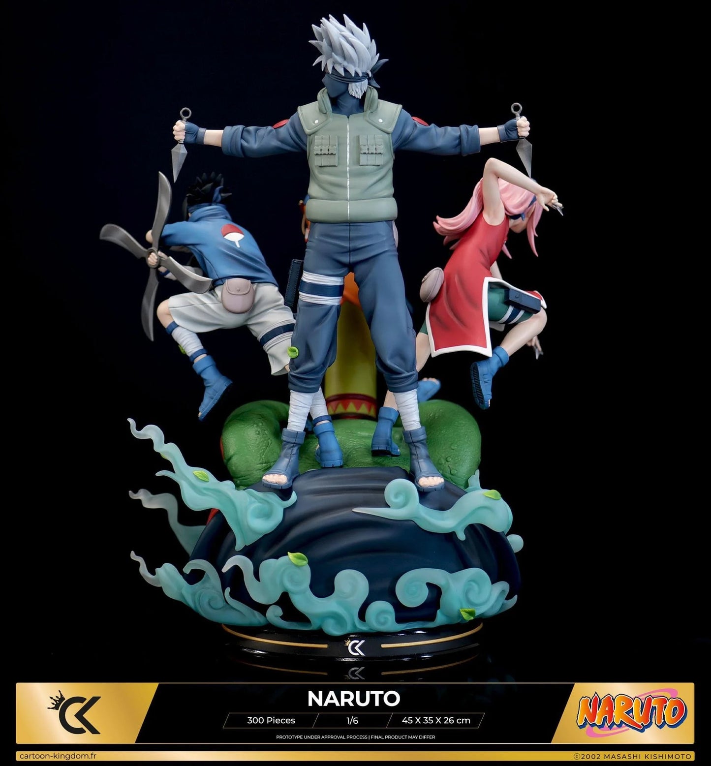 Cartoon Kingdom - Naruto, Kakashi, Sasuke and Sakura