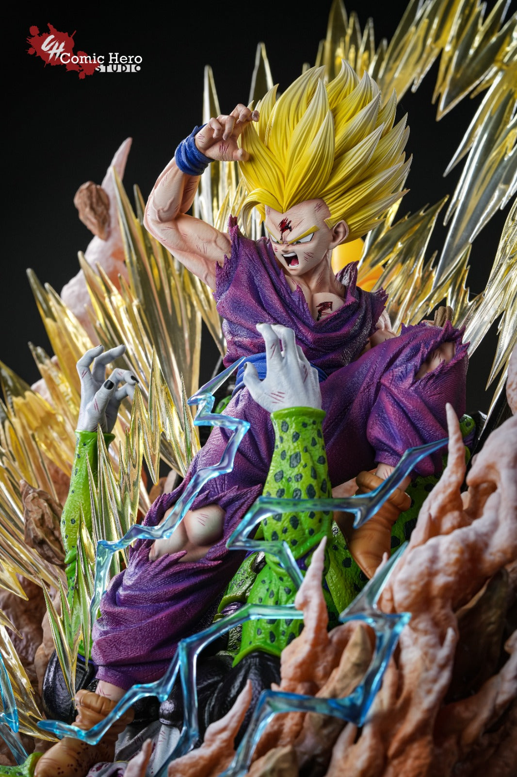 Ssj Perfect Cell Comic Hero - SSJ Gohan vs Perfect Cell – StatueCorp