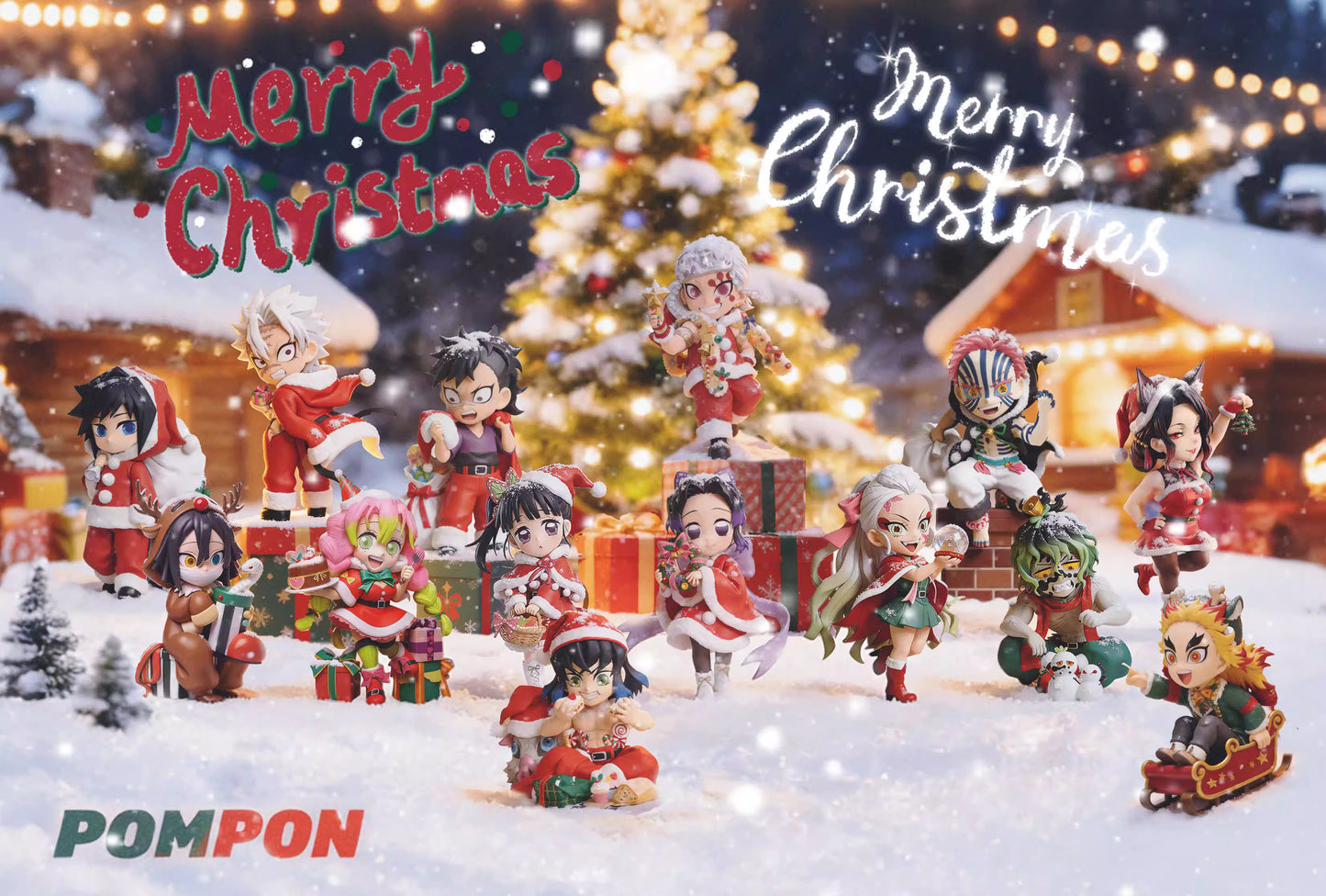 Pompon - Muzan and Akaza