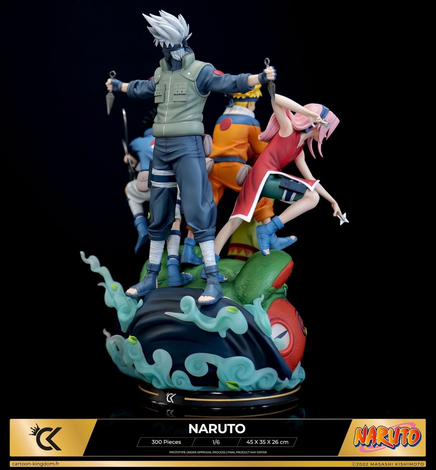 Cartoon Kingdom - Naruto, Kakashi, Sasuke and Sakura