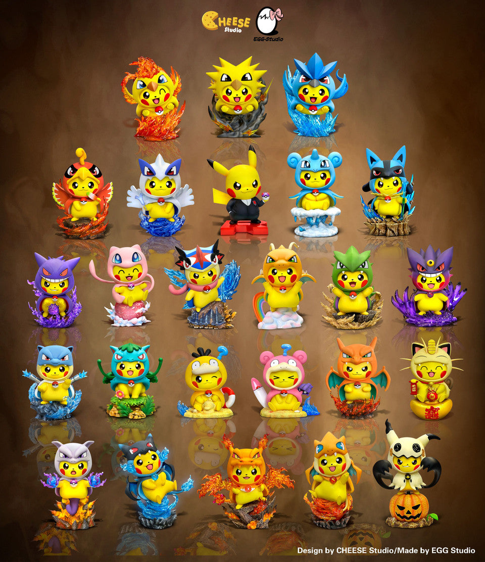 EGG - Pikachu cos Moltres, Zapdos and Articuno