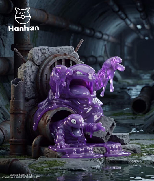 Hanhan - Muk, Grimer, Raticate and Ratatta