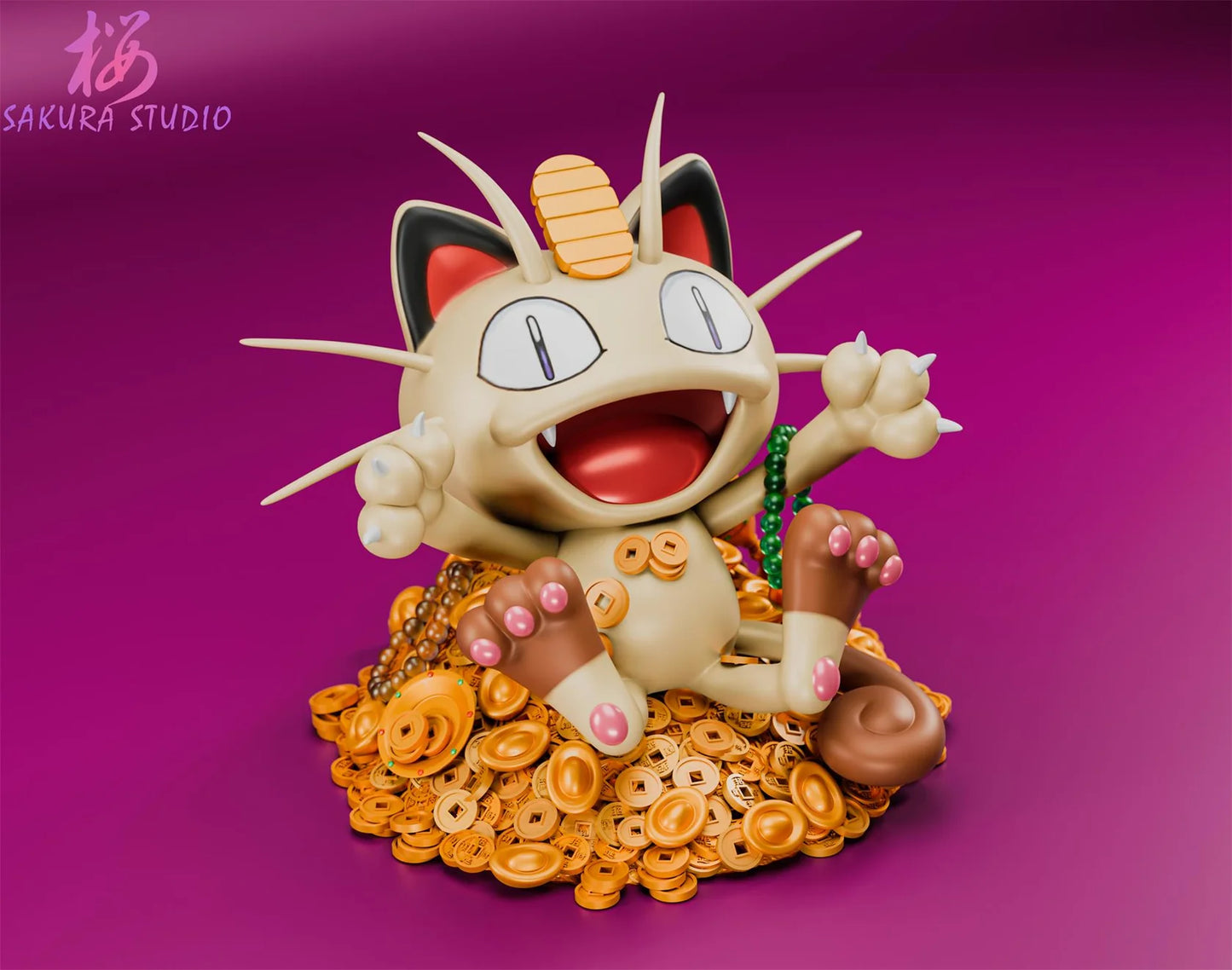 Sakura - Meowth – StatueCorp