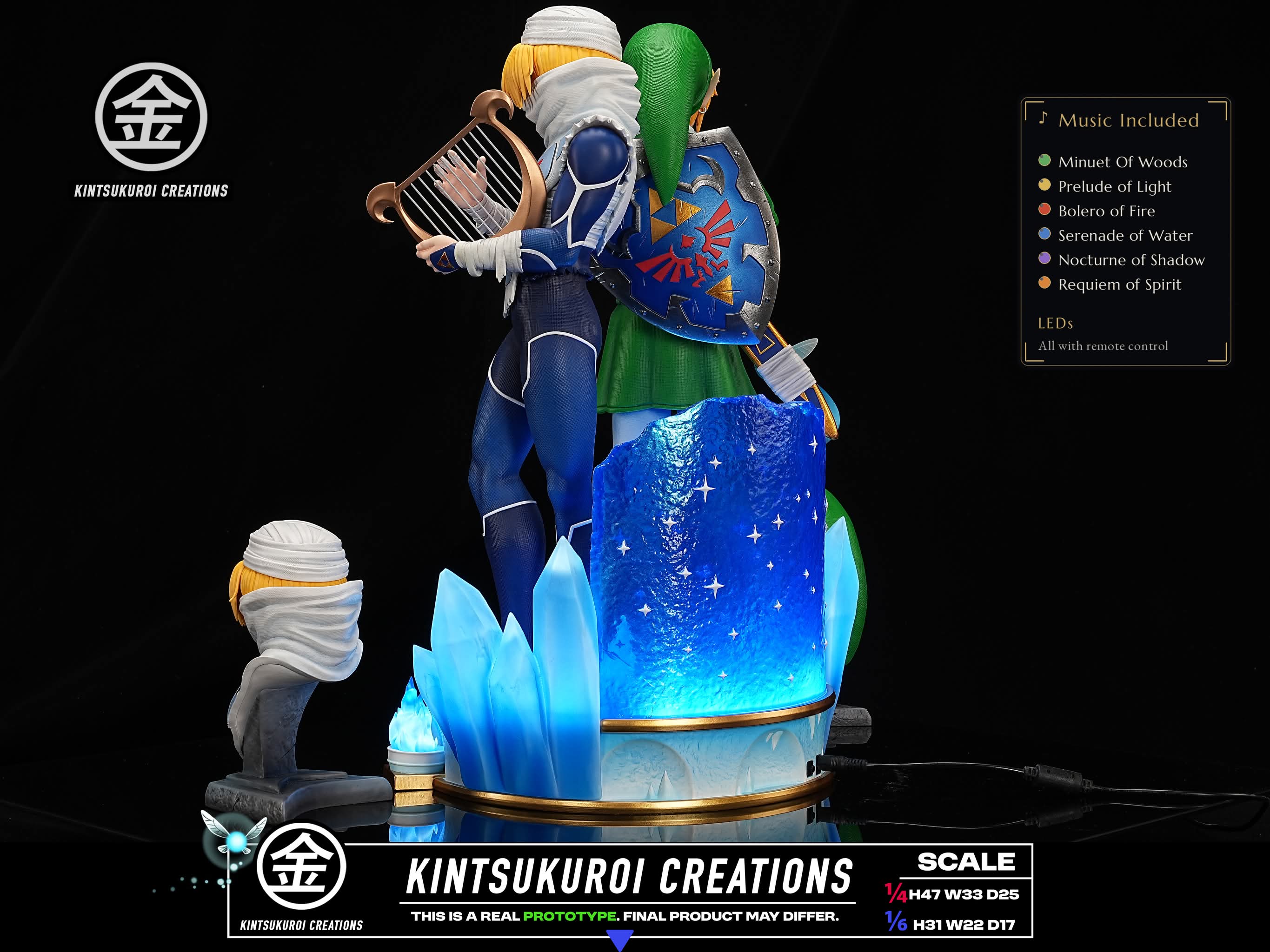 Kintsukuroi - Link and Sheik – StatueCorp