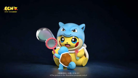 Echo - Pikachu cos Blastoise, Charizard and Bulbasaur