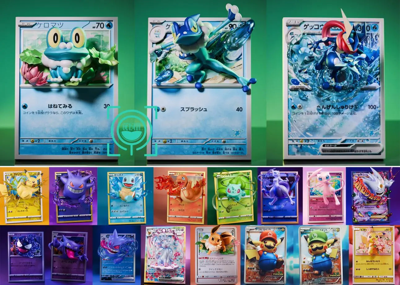 Geisha - Froakie, Frogadier and Greninja