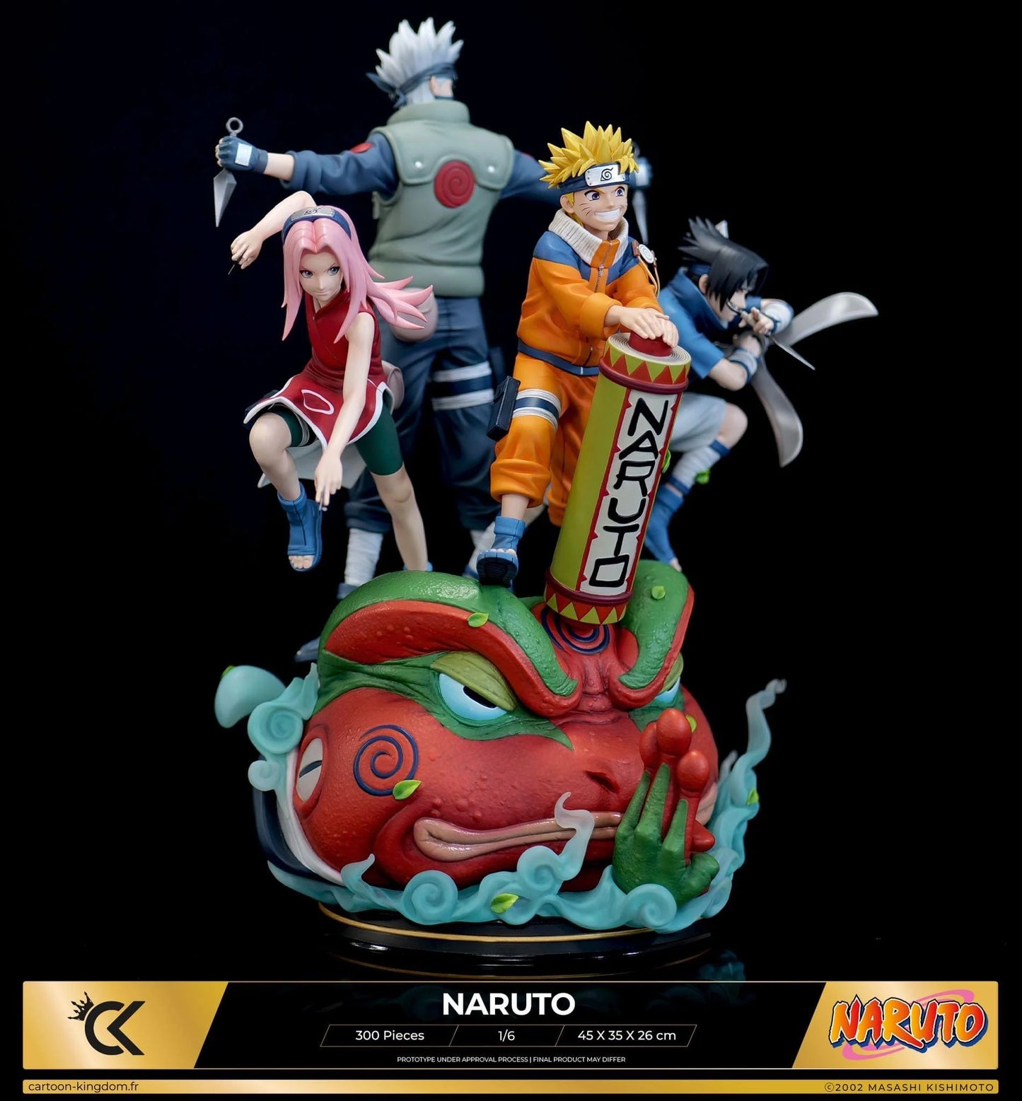 Cartoon Kingdom - Naruto, Kakashi, Sasuke and Sakura