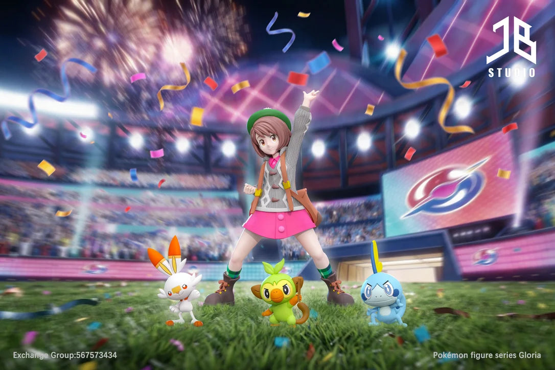JB - Gloria, Grookey, Scorbunny and Sobble - Pokémon