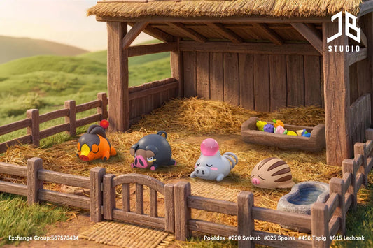 JB - Lechonk, Spoink, Swinub and Tepig